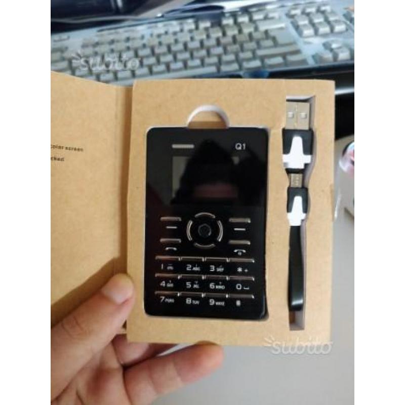 Mini cellulare card phone tascabile funzionante
