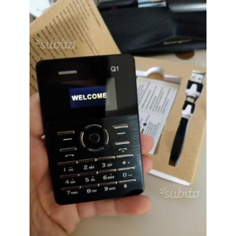 Mini cellulare card phone tascabile funzionante