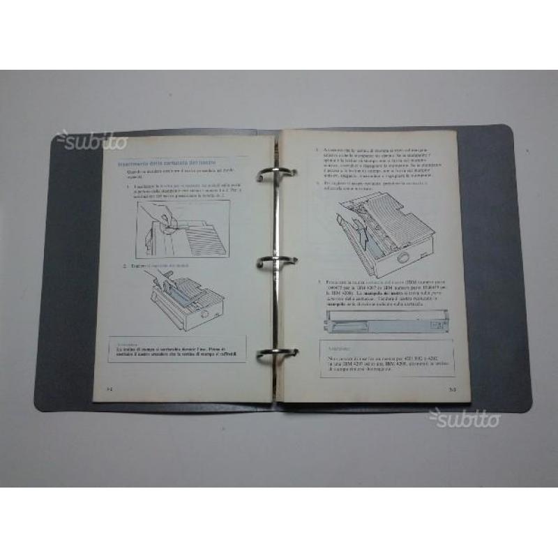 Manuale vintage IBM Proprinters X/XL24