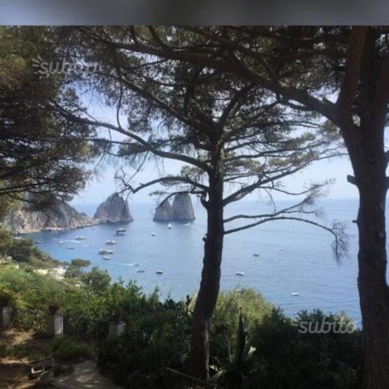 Camera matrimoniale in villa a Capri